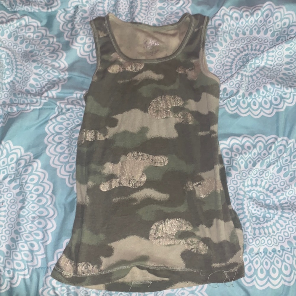COPY - Camo tank top from justice size medium